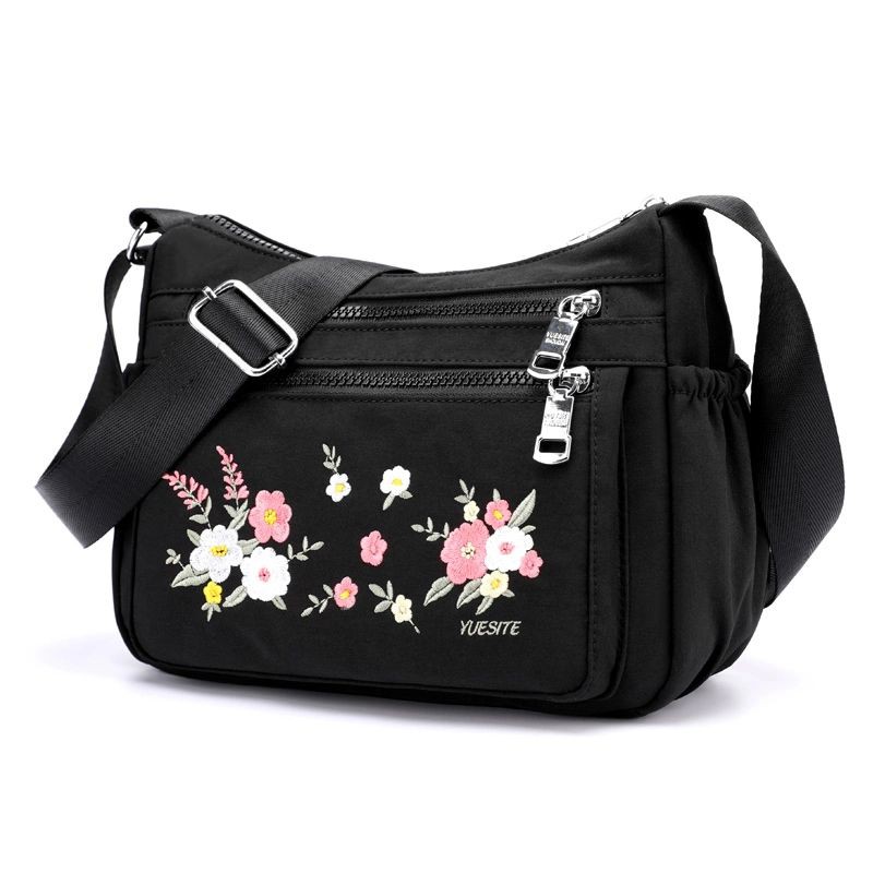 Super Sale 2022 Tas Selempang Bordir Flower Beautiful Bag Casual Small Tiga Ruang Terbaru Bordir Asli