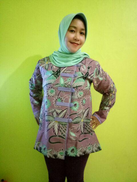 Gamis Batik Modern S M L Xl Xxl 3xl 4xl 5xl 6xl 7xl