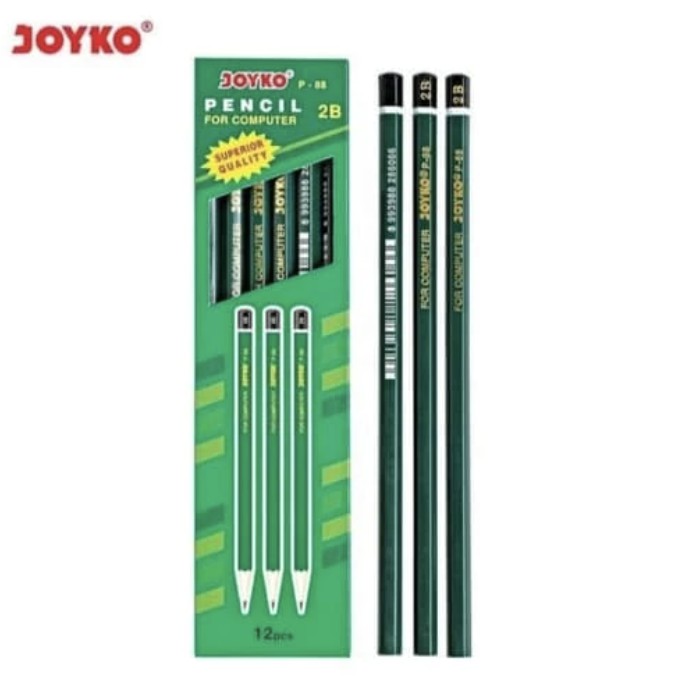 

PENSIL 2B JOYKO P-88 / PENCIL SERUT / PENSIL KAYU