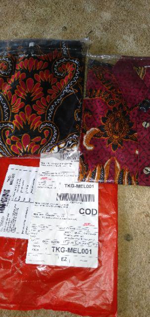 Terlaris !! Couple Batik Keluarga Sarimbit Batik Modern Motif Prasasti Kuning