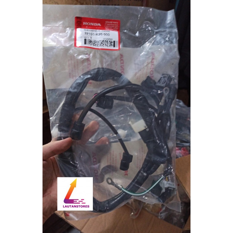 32101-K25-900 Kabel Body Mesin Sub Harness Engine Beat Fi Scoopy Fi Stater Kasar Berisik 2012 - 2014
