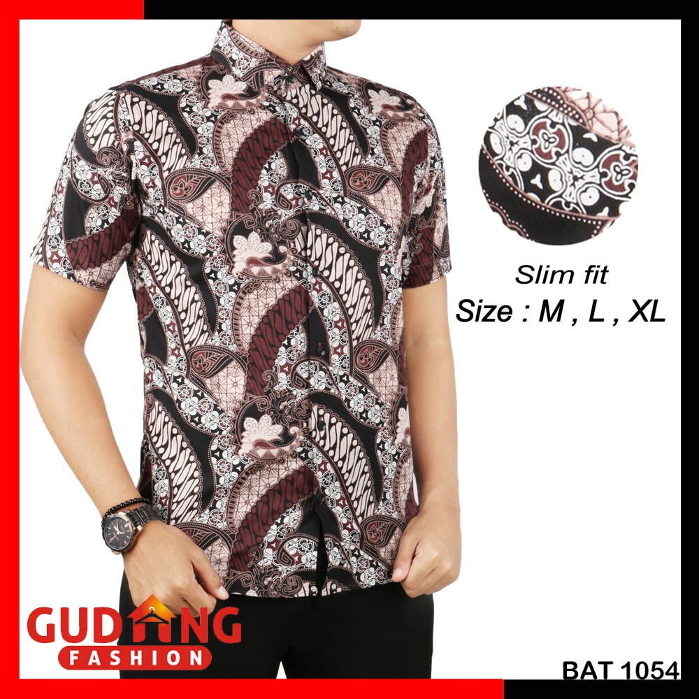 Batik Pria Lengan Pendek BAT 1054