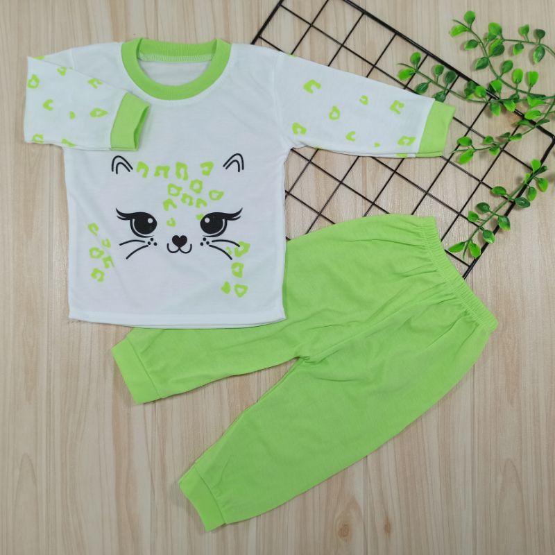 [Ss-8027] Piyama Bayi, Pakaian Bayi Newborn 0-6bulan, Baju Tidur Bayi