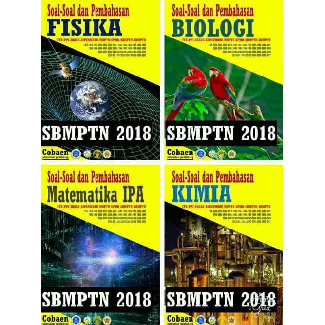 Top Buku Sbmptn 2018 Cobaen Edisi 43 Tahun Paket Tkd Saintek