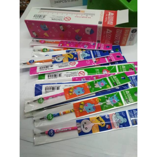 

Refill Gel BTS kpop korea Terbaru isi 20 pcs