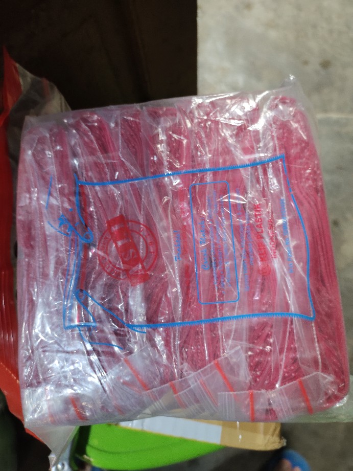 Plastik Klip Obat 13x8.7 Pink