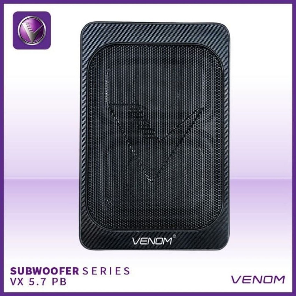 Subwoofer Kolong Venom VX 5.7 PB Sub Aktif JAMINAN ORIGINAL GARANSI