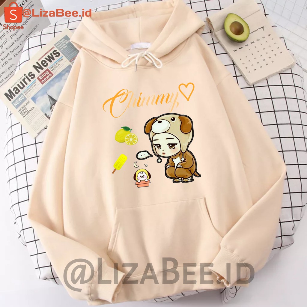 Hoodie Chimmy Bt21 Wanita Sweater Bt21 Chimmy Anak Perempuan Dewasa Hodie BTS Oversize Jumbo Murah