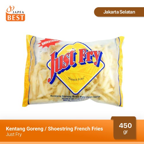 Kentang Goreng / Shoestring French Fries Just Fry 450 gr