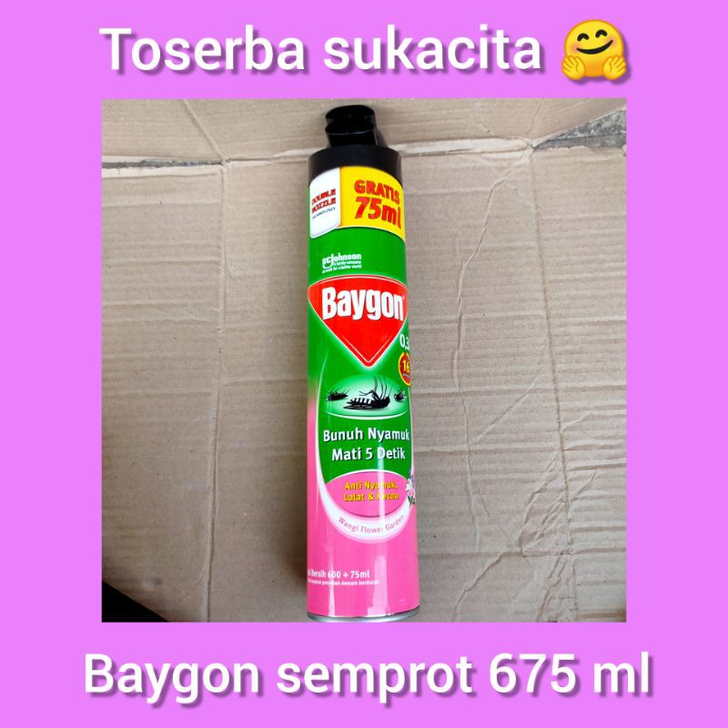 BAYGON  SEMPROT ANTI NYAMUK & KECOA .. 675 ml