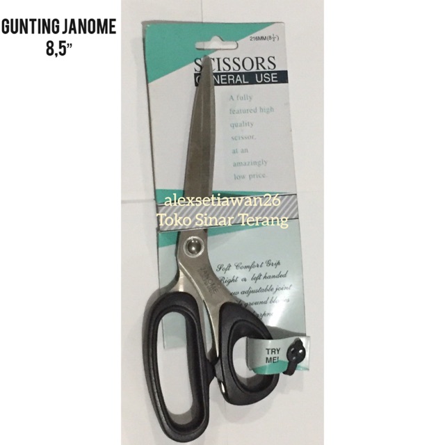 

Gunting kain Janome 8,5” yanome