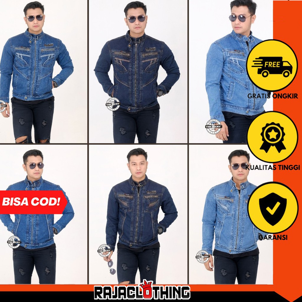 RCL - JAKET PRIA JEANS PRIA THE BERRY ORIGINAL THE BERY SCRUB / SPRAY / SKRAP THEBERY