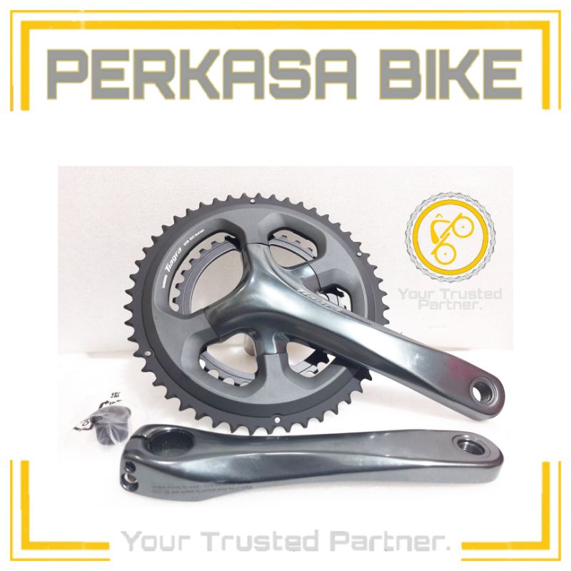 CRANK SET SHIMANO TIAGRA FC-4700 50-34T DOUBLE TANPA BB 10 S 34T PERKASABIKE