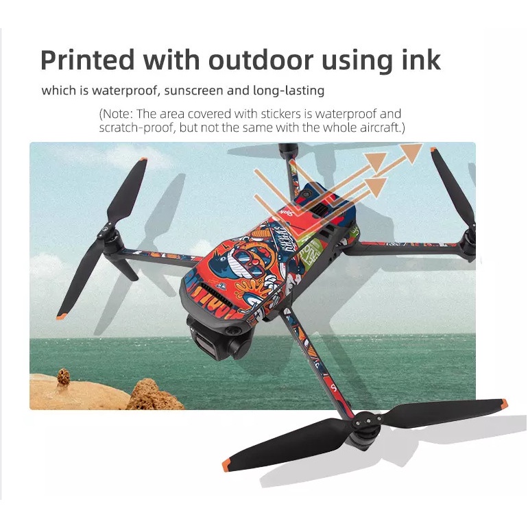 Sunnylife PVC 3M Decal Sticker Protectoive Skin DJI Mavic 3 Whole Set