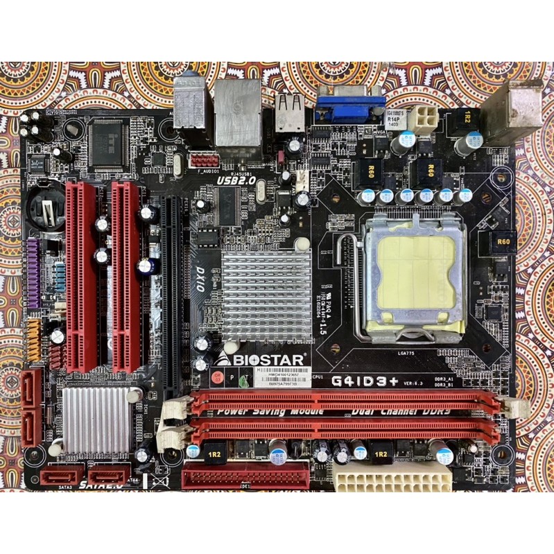 Motherboard Intel Biostar G41D3+ LGA775 DDR3 Second