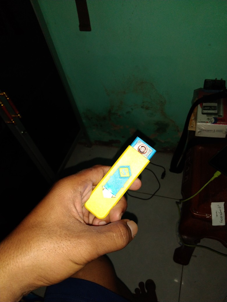 Korek Api Elektrik Usb + Packing