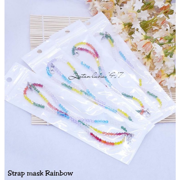 Strap mask rainbow beli 10 free 2