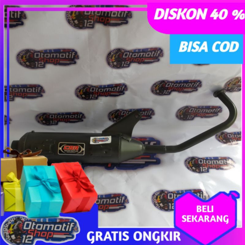 knalpot racing bobokan yamaha xeon gt 125 Xeon rc 125 merk csr racing