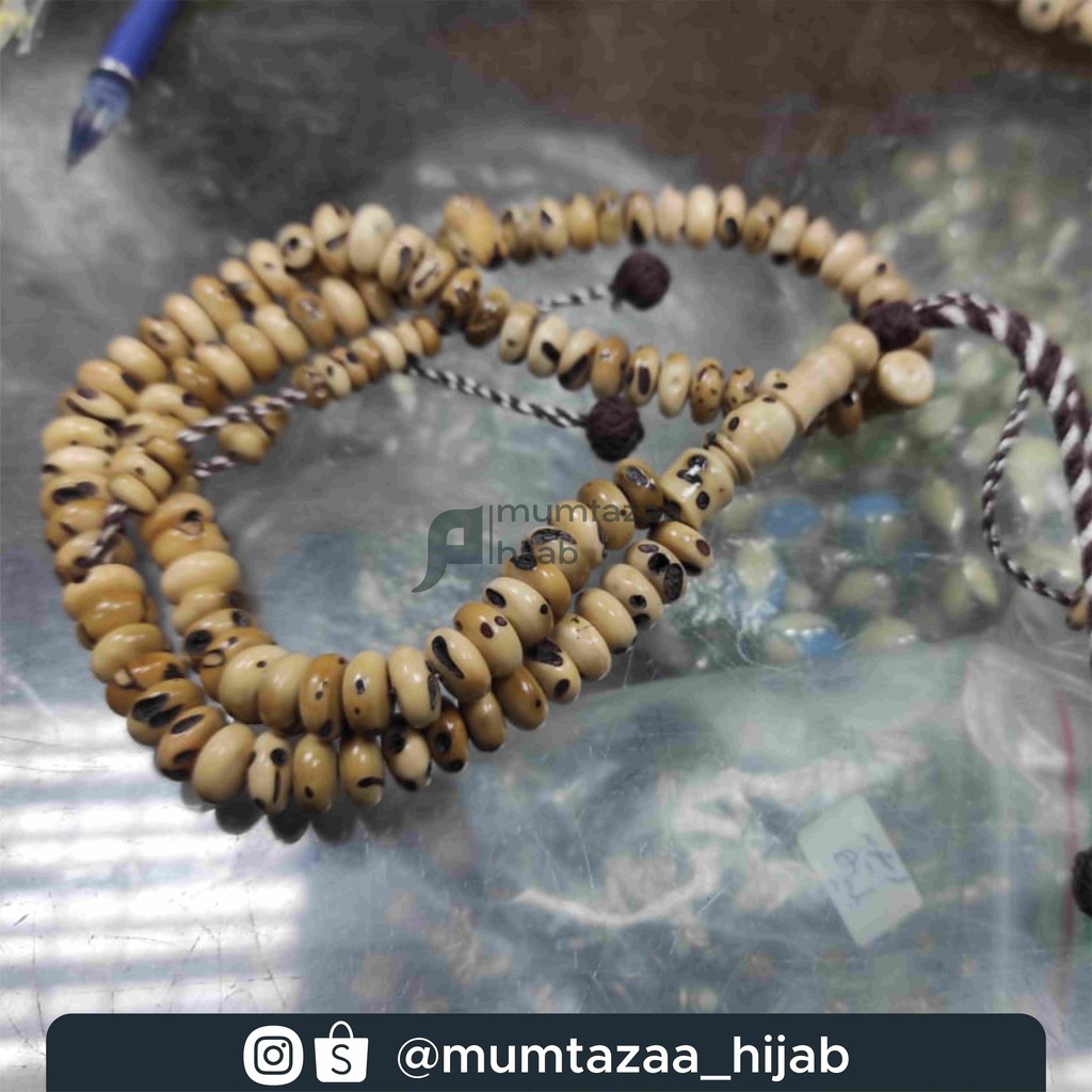 [ORIGINAL MESIR] VIRAL KANG UJANG BUSTOMI Tasbih Oud Solib 99 Butir Handmade