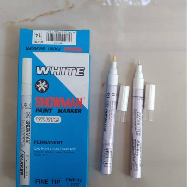 

Spidol paint marker kecil / extra fine point / plastic nib