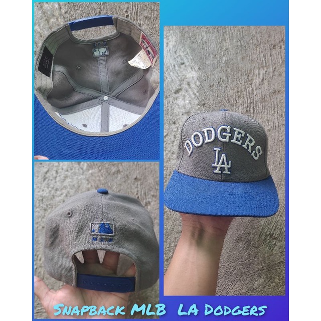 Topi MLB Snapback LA Dodgers (Setelan)