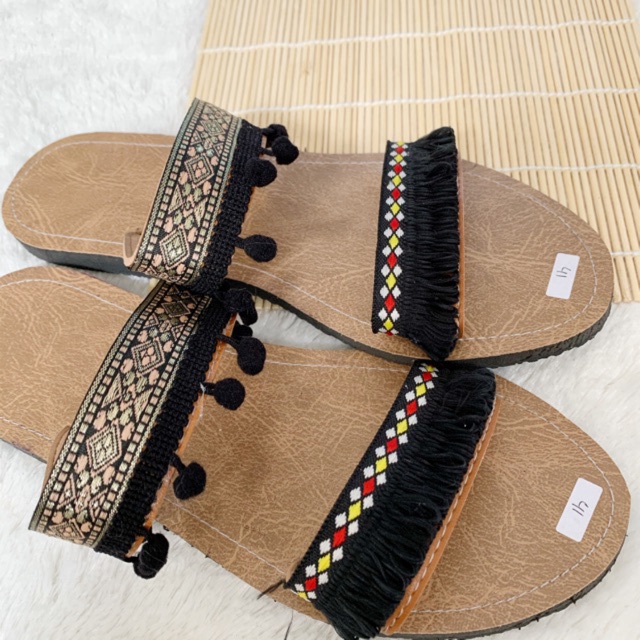 Boho simply sandal / sandal boho / sandal etnik / sanda bohemian / sandal wanita