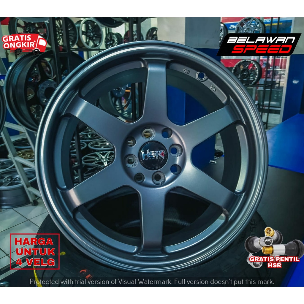 GRATIS ONGKIR VELG RACING HSR RING 16 UNTUK MOBIL HONDA FREED SIRION SWIFT IGNIS RAIZE R16 HSR TOKYO