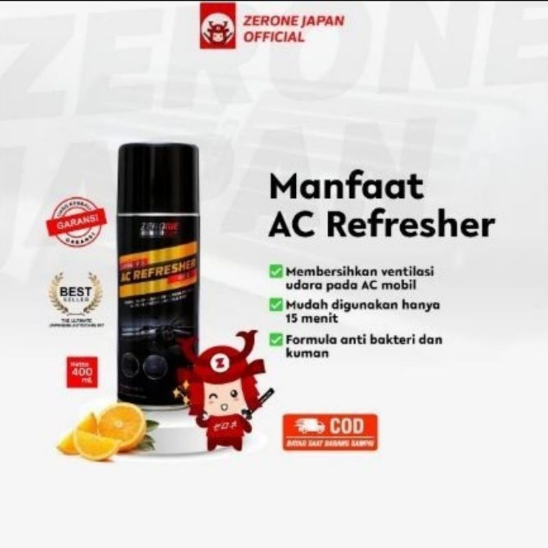 Zerone Pembersih Ac Mobil Penyejuk Ac Mobil Pewangi Ac Mobil Refresher Original