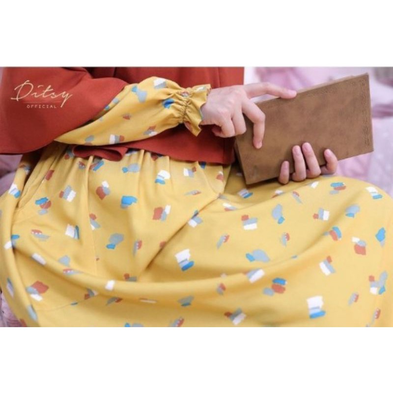 DITSY PAINT YELLOW SIZE XS