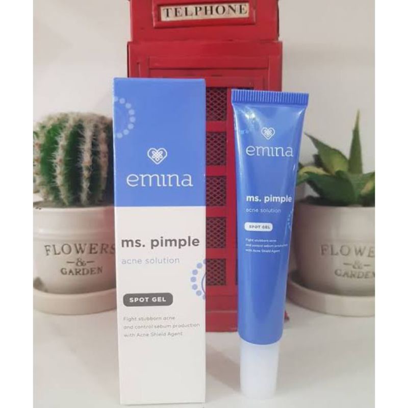 EMINA MS PIMPLE ACNE SOLUTION SPOT GEL 15ml GIRLSNEED77