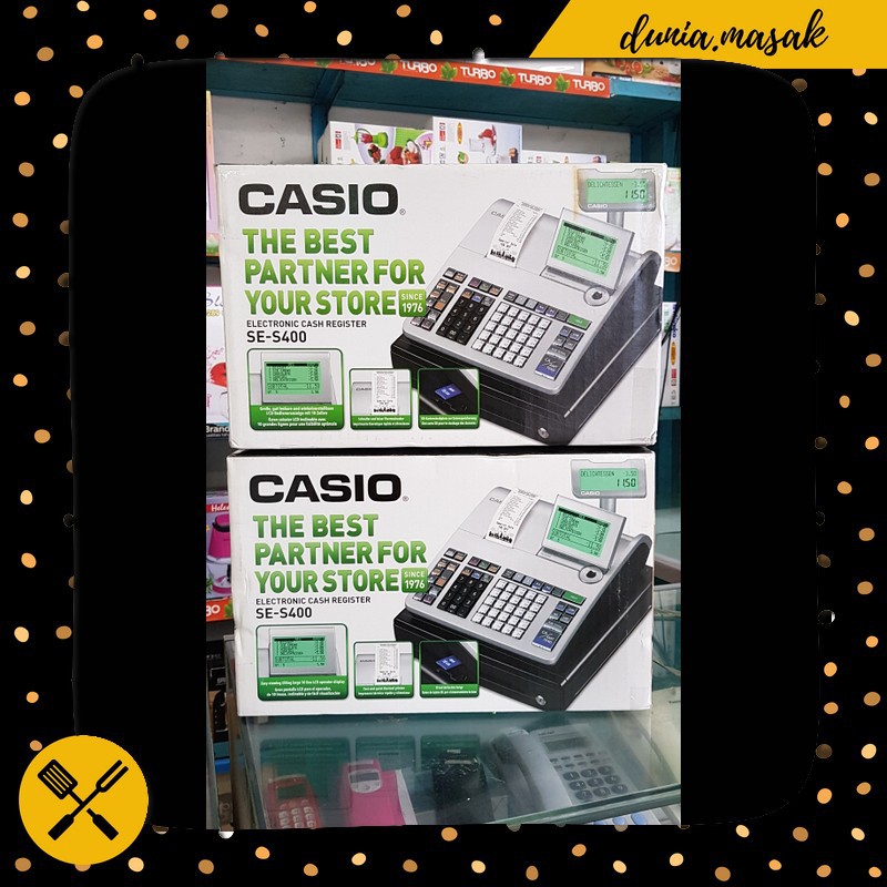 

Cash Register Casio Se-S400 / Mesin Kasir Unik Murah Berkualitas