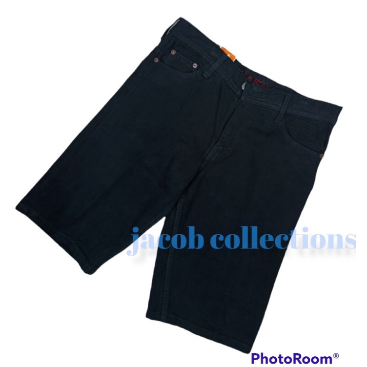 Celana Jeans Pendek Hitam Pria Celana Pendek Jeans Hitam Pria Celana Denim Pendek Pria