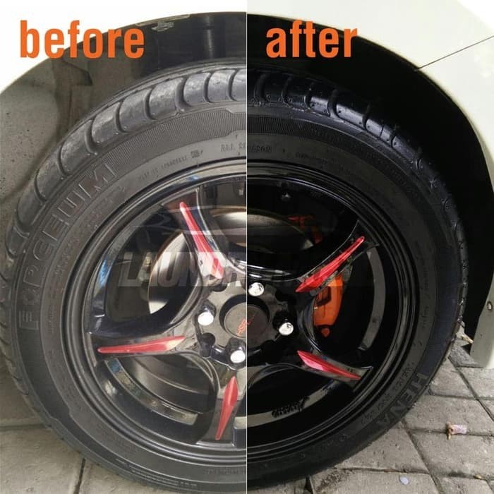 Black Tire Semir Ban Pengkilap Ban Mobil Motor Tahan Lama