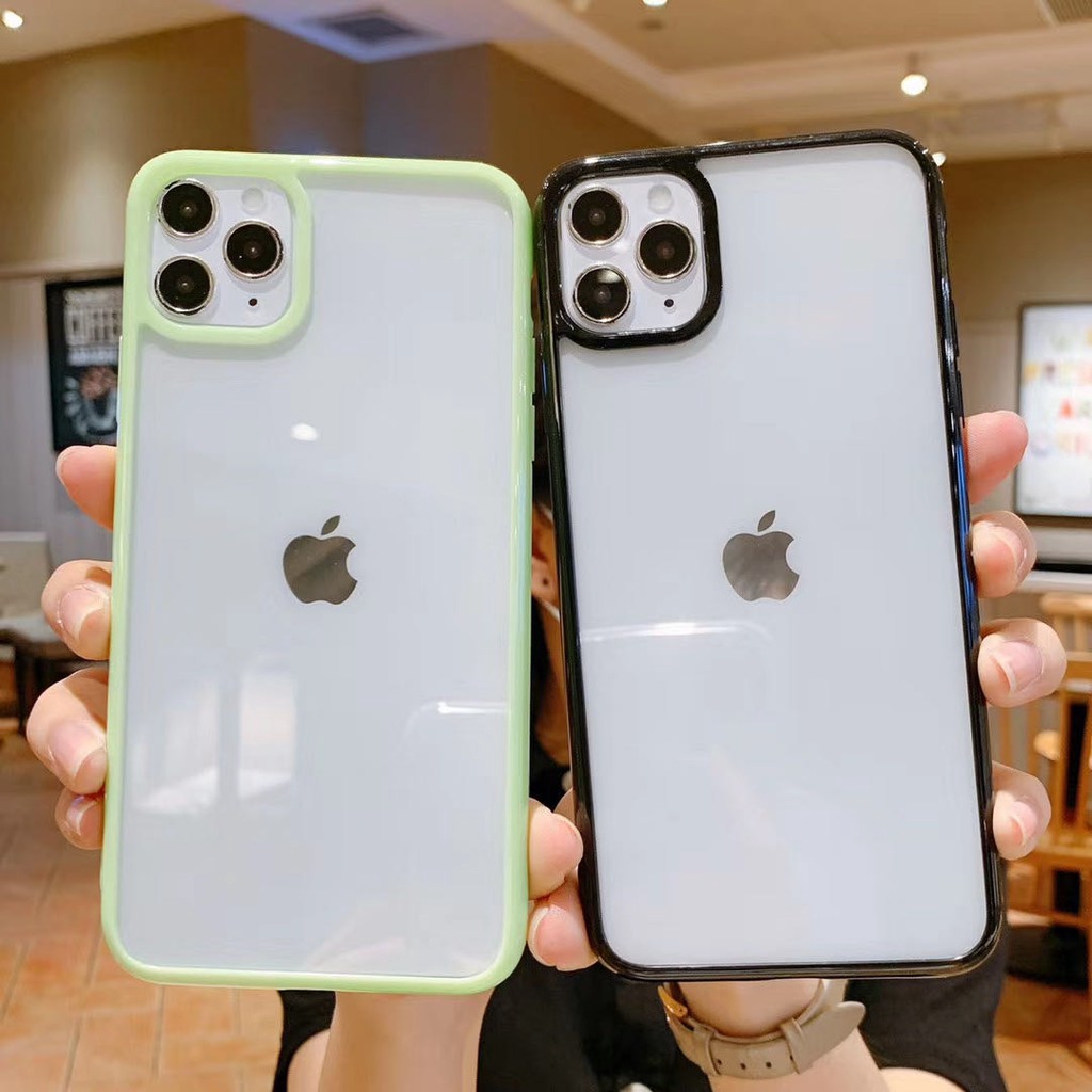 Casing Transparan Untuk Iphone 11 (Se 2020 Iphone 11 Pro Max 6 6s I7 8plus X Xs Max Xr