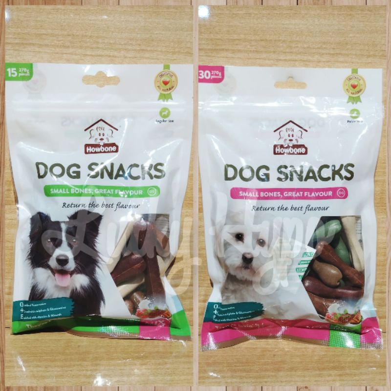 Cemilan Anjing/ Snack Anjing HOWBONE MIX Dog Snacks Assorted Flavour