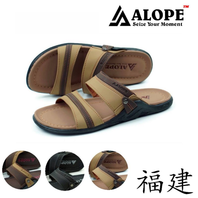 Sandal Slop Selop Casual Pria ALOPE H 06
