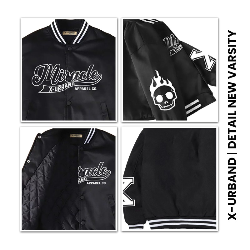 Jaket Varsity Anak Laki Laki - Perempuan Usia 1-12 Tahun Baseball Terbaru