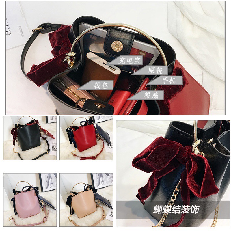 TAS HAPPY JT4508 tas HANDBAG Modis Kekinain 2IN1 wanita import model korea supplier tas import