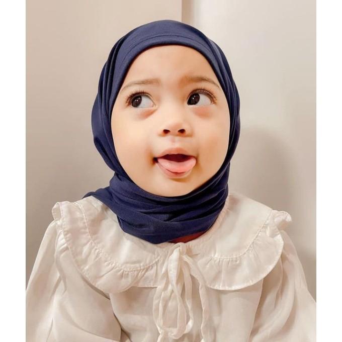 CAMILA PASHMINA INSTAN ANAK| JILBAB INSTAN ANAK PASHTAN 1-7 TAHUN - Pink Fanta