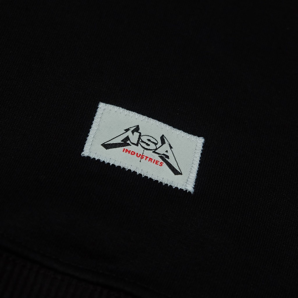 NSA IND Crewneck Sweater Sweatshirt /Bad Influencer / Black-2