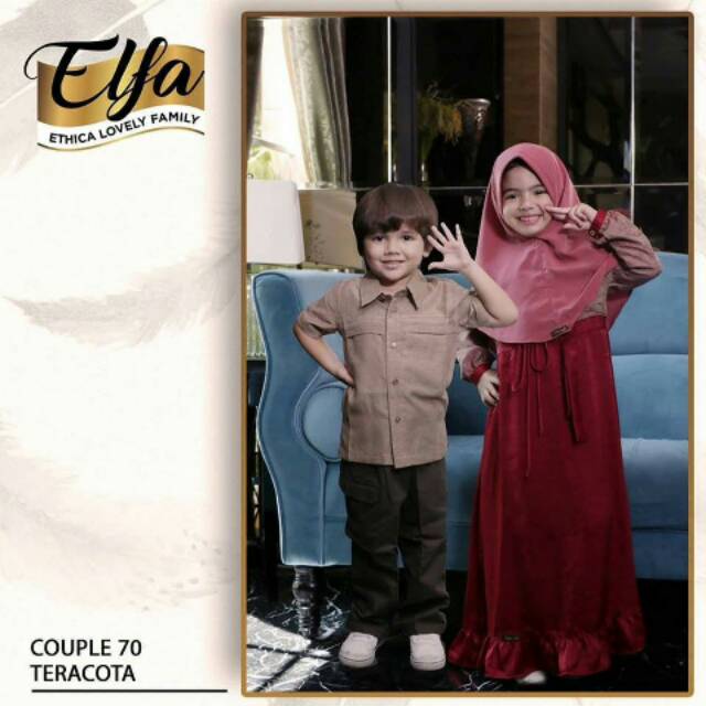 ETHICA ELFA COUPLE 70 TERACOTA (KAHFI KIDS 22, KAGUMI KIDS 12)