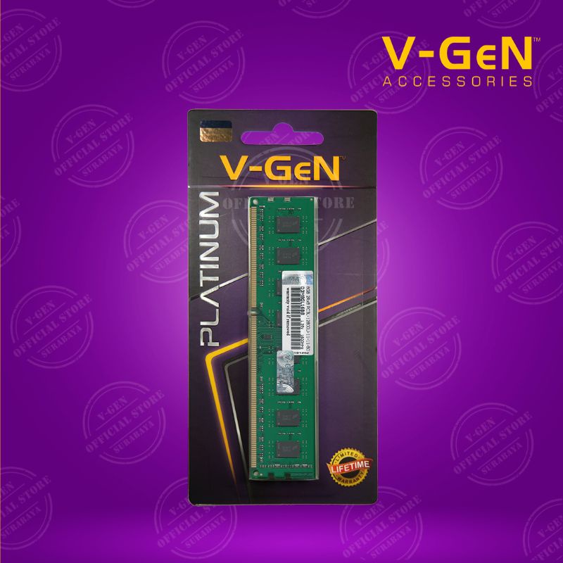 V-GeN RAM DDR3 4GB 10600 PLATINUM LongDimm - Memory RAM PC VGEN