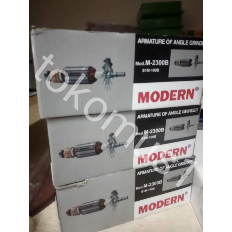 MODERN ARMATURE GERINDA TANGAN M 2300B/ ANGKER SLEPAN M 2300B MODERN