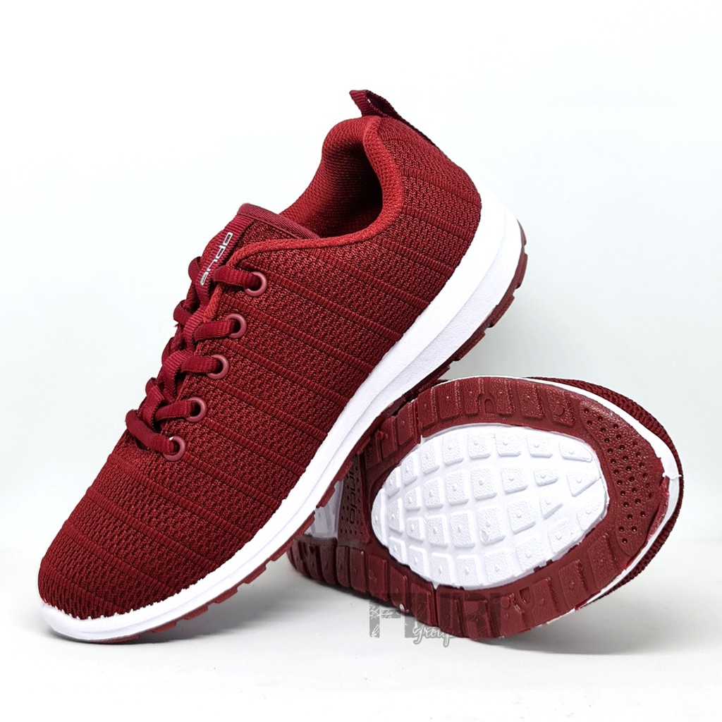 FIURI - ANDO ORIGINAL - REBECCA 37-40 MAROON - SEPATU SNEAKERS SPORT KANVAS SOL KARET ANAK PEREMPUAN - SEPATU KETS FASHION TRENDY WANITA DEWASA - SEPATU OLAHRAGA LARI FITNES SENAM KERJA KULIAH BERTALI CEWEK MURAH PROMO DISKON BONUS KAOS KAKI