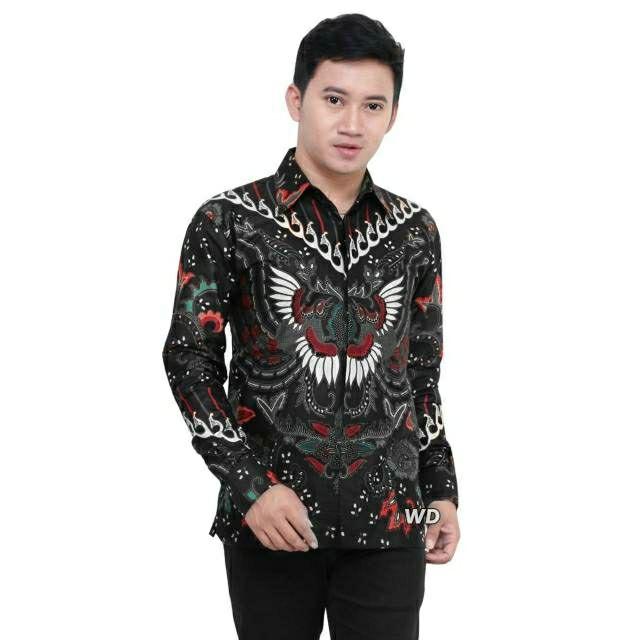 Bswart Batik Hrb026 Kenongo Hem Pendek Padi Pekalongan M L Xl Batik Pria Murah Modern Grosir