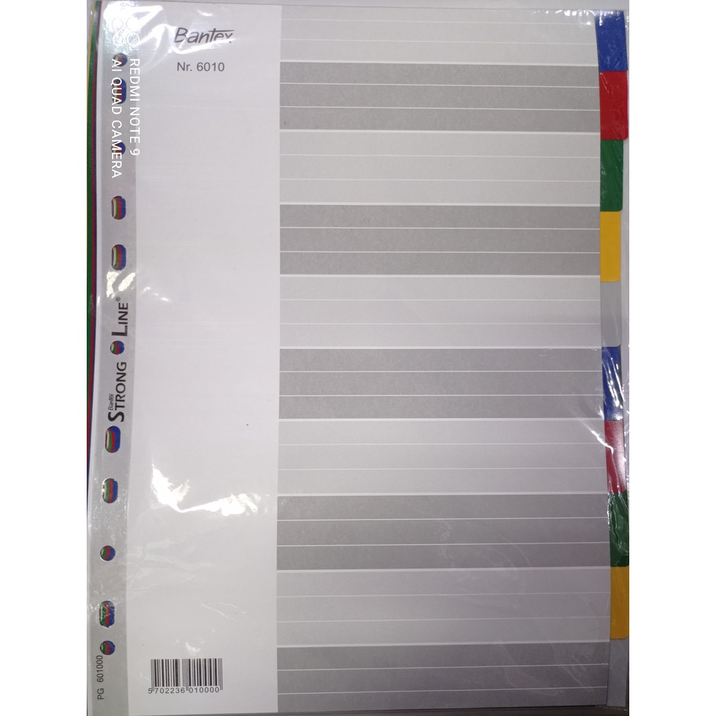 

Pembatas/ Diveder 6010 Bantex warna/i