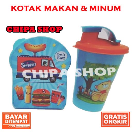 KOTAK MAKAN MINUM SOUVENIR ULANG TAHUN