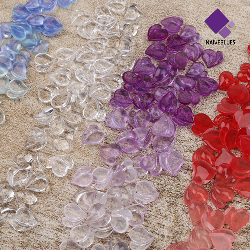 Naiveblue 50pcs / Set Berlian Imitasi Bentuk Buah Peach Bahan Resin Untuk Dekorasi Nail Art / Manicure