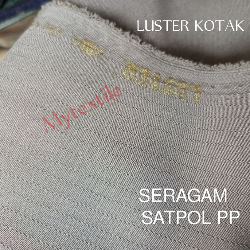 Kain Seragam Satpol PP Luster kotak