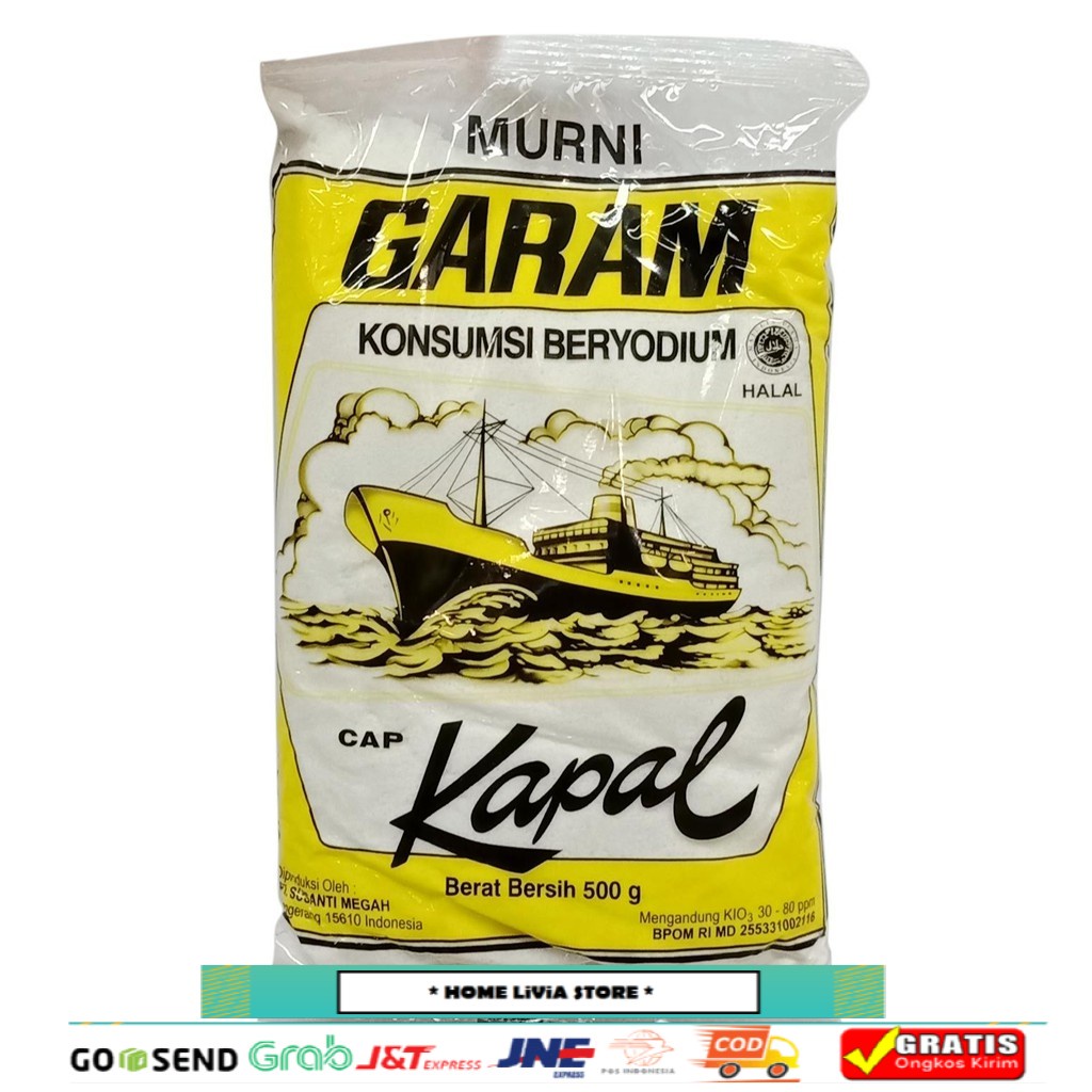 

Kapal garam halus 500gr